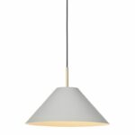 Halo Design Hygge pendel varm grå Ø40 – Elegant dansk belysning med hygge