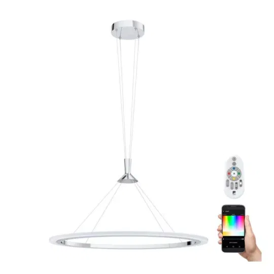 Eglo - Dæmpbar pendellampe (LED RGB) HORNITOS-C LED/37W/230V + fjernbetjening