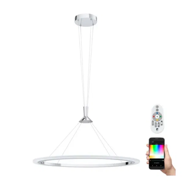 Eglo - Dæmpbar pendellampe (LED RGB) HORNITOS-C LED/37W/230V + fjernbetjening