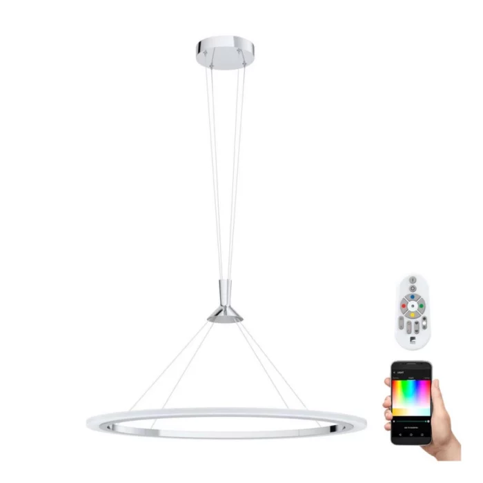 Eglo - Dæmpbar pendellampe (LED RGB) HORNITOS-C LED/37W/230V + fjernbetjening