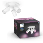 Philips Hue Fugato Plate/Spiral 3x5.7W Spots Hvid