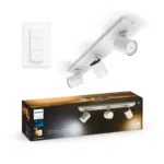 Philips Hue Runner Trippelt Spot - Hvid - med Dimmer Switch