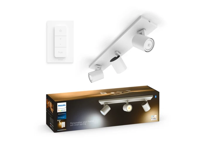 Philips Hue Runner Trippelt Spot - Hvid - med Dimmer Switch
