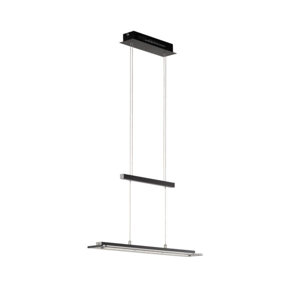 Fischer & Honsel pendellampe Tenso TW – Moderne LED-lampe i sort med justerbart lys og højde