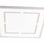 Casalux Slim Square Krom LED panel 29,3 cm med baggrundslys hvid 4000K