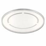 Casalux Slim rund Krom LED panel 29,3 cm med baggrundslys hvid 4000K