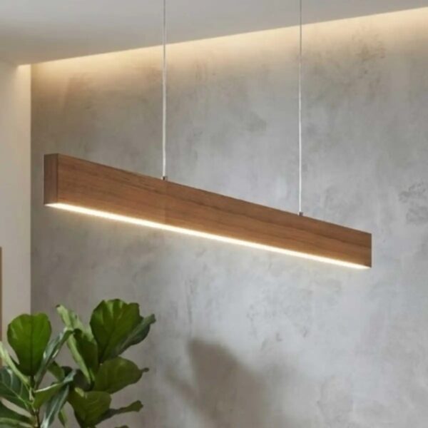 Eglo Climene LED langbords pendel træ 117,5 cm