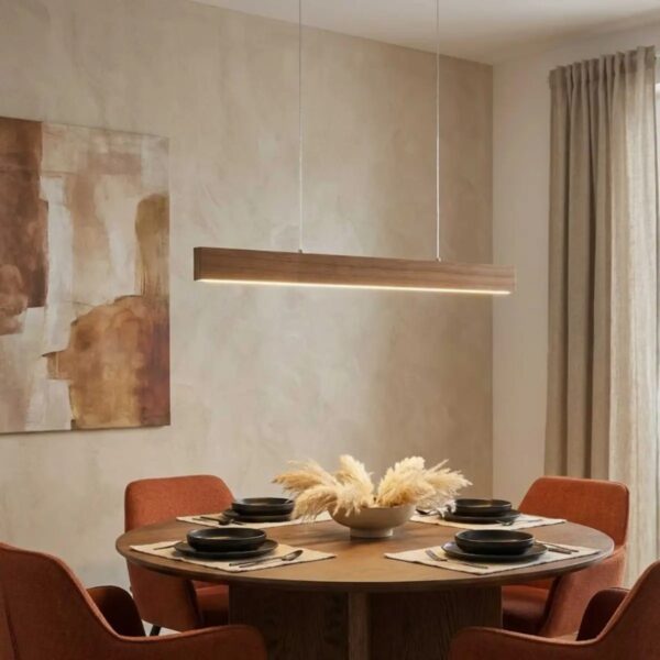 Eglo Climene LED langbords pendel træ 94,5 cm