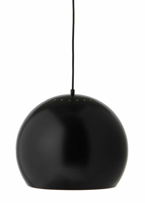 Frandsen Ball Pendel Ø40 mat sort metal – ikonisk dansk design i stor format