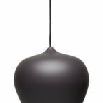 Frandsen APPLE pendel Ø30 cm mat sort i organisk design