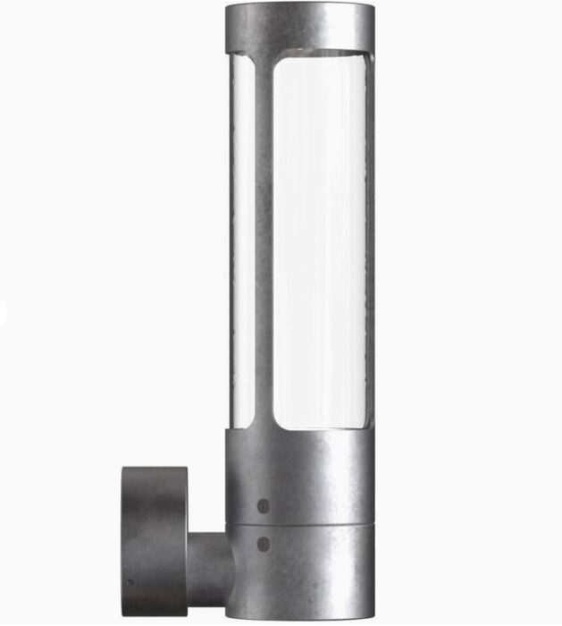 Nordlux Helix udendørs væglampe galvaniseret metal IP44 – moderne og ekstra holdbar havelampe